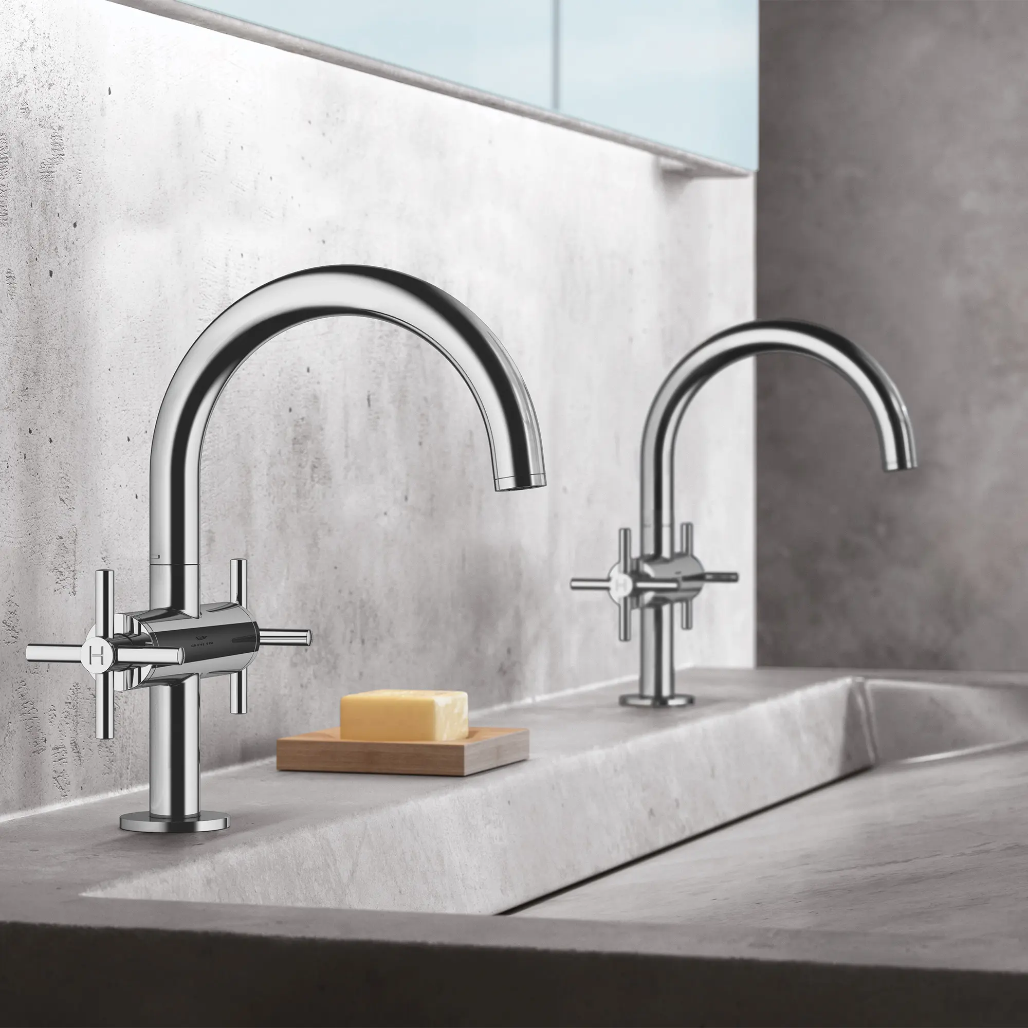 Single Hole Two-Handle M-Size Bathroom Faucet 1.2 GPM - Image 17