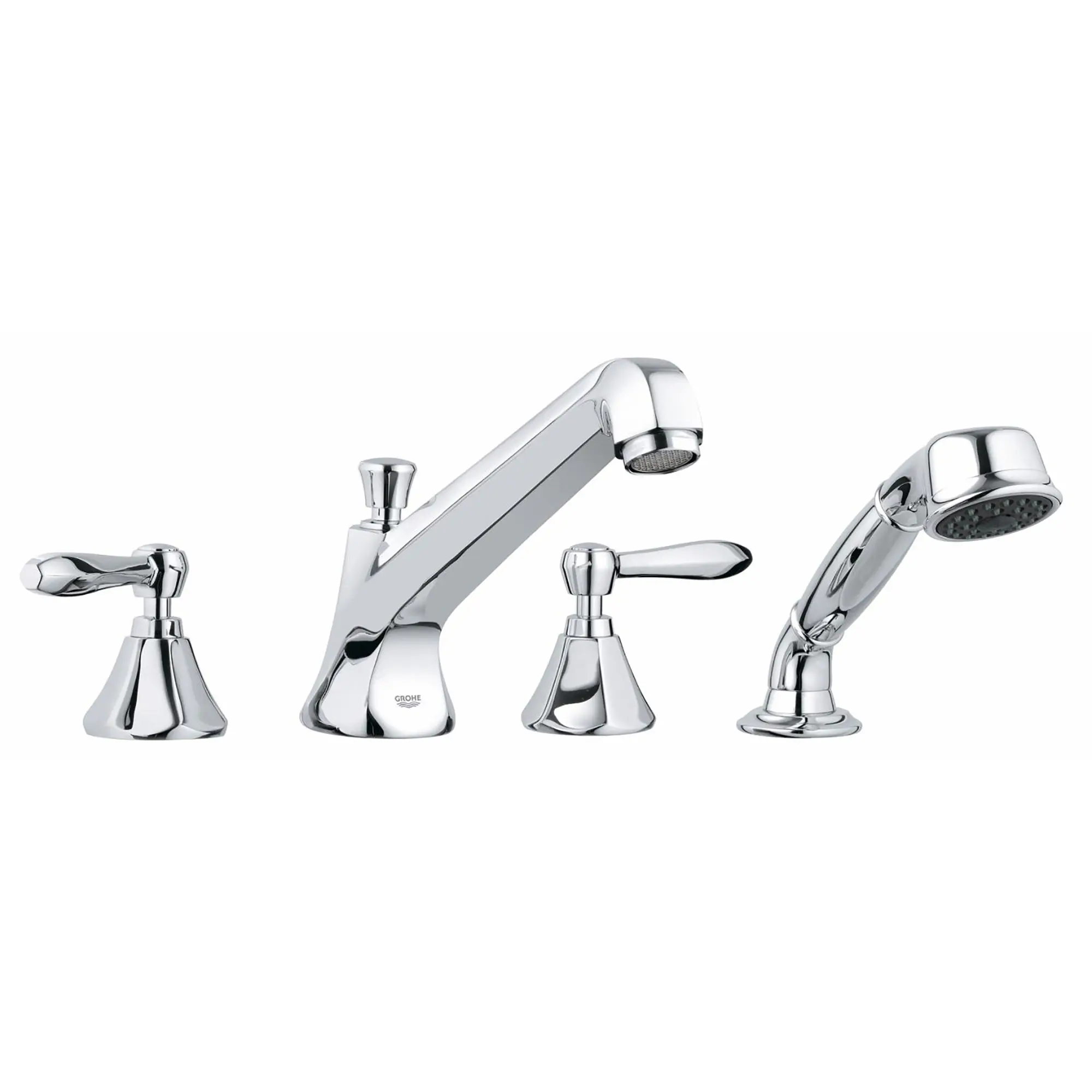 Somerset Roman Tub Filler With 1.8 GPM Personal Hand Shower - Image 3