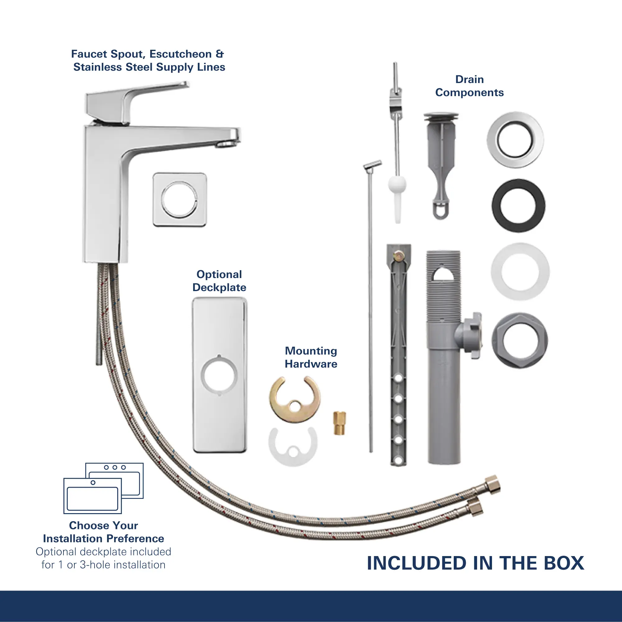 Tallinn Single Hole Single-Handle Bathroom Faucet, 1.2 GPM (4.5 L/min) - Image 13