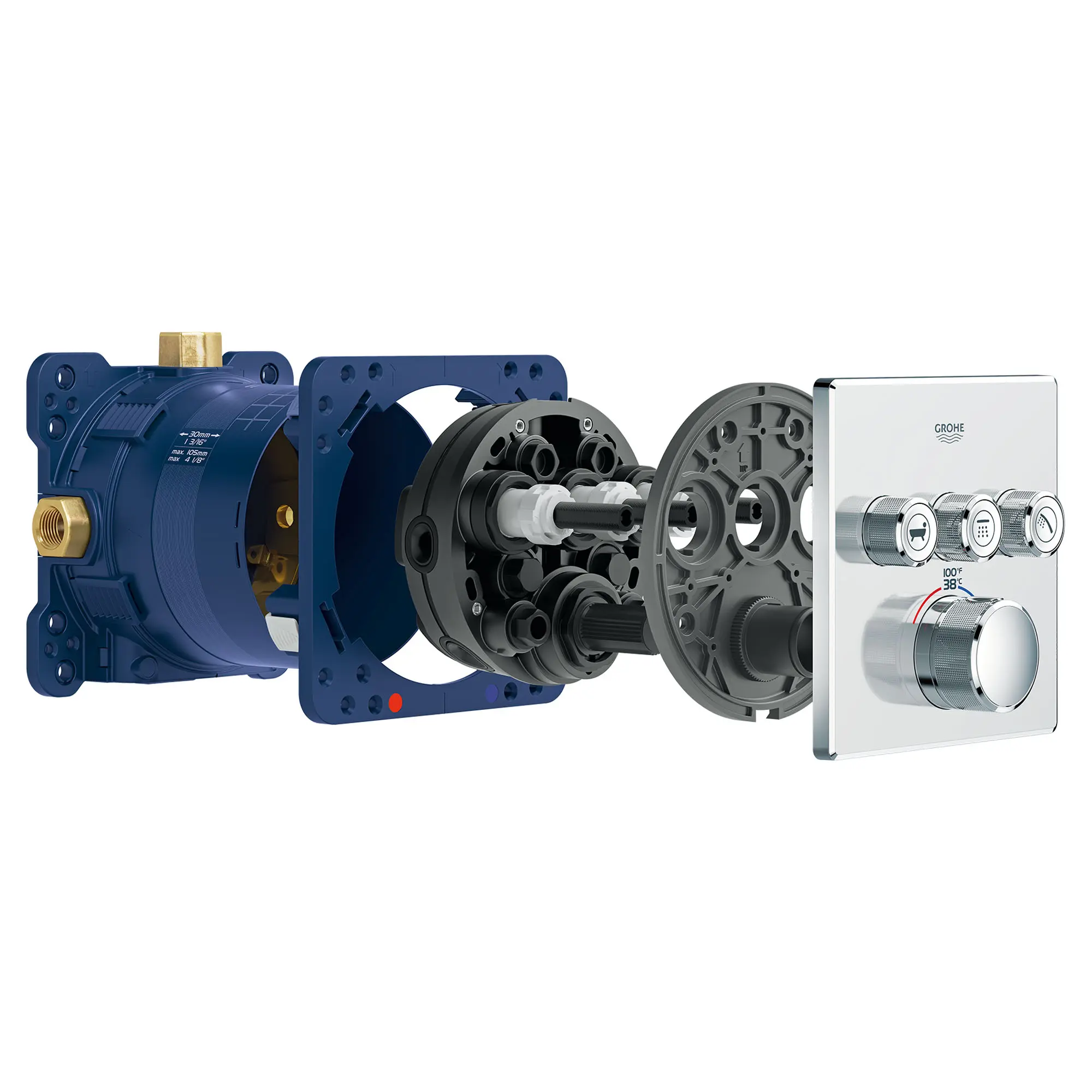 Triple Function Thermostatic Valve Trim - Image 13