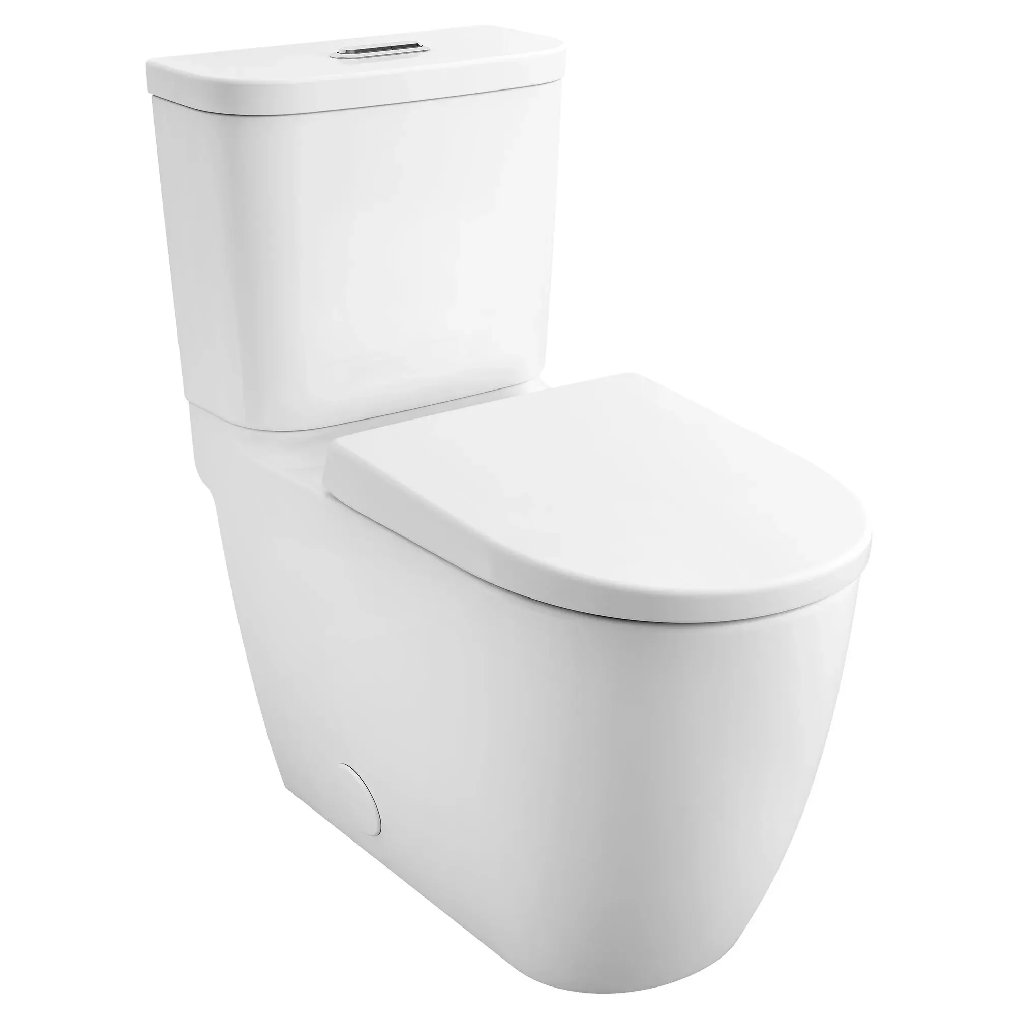 Two-piece Dual Flush Right Height Elongated Toilet with seat - Image 2