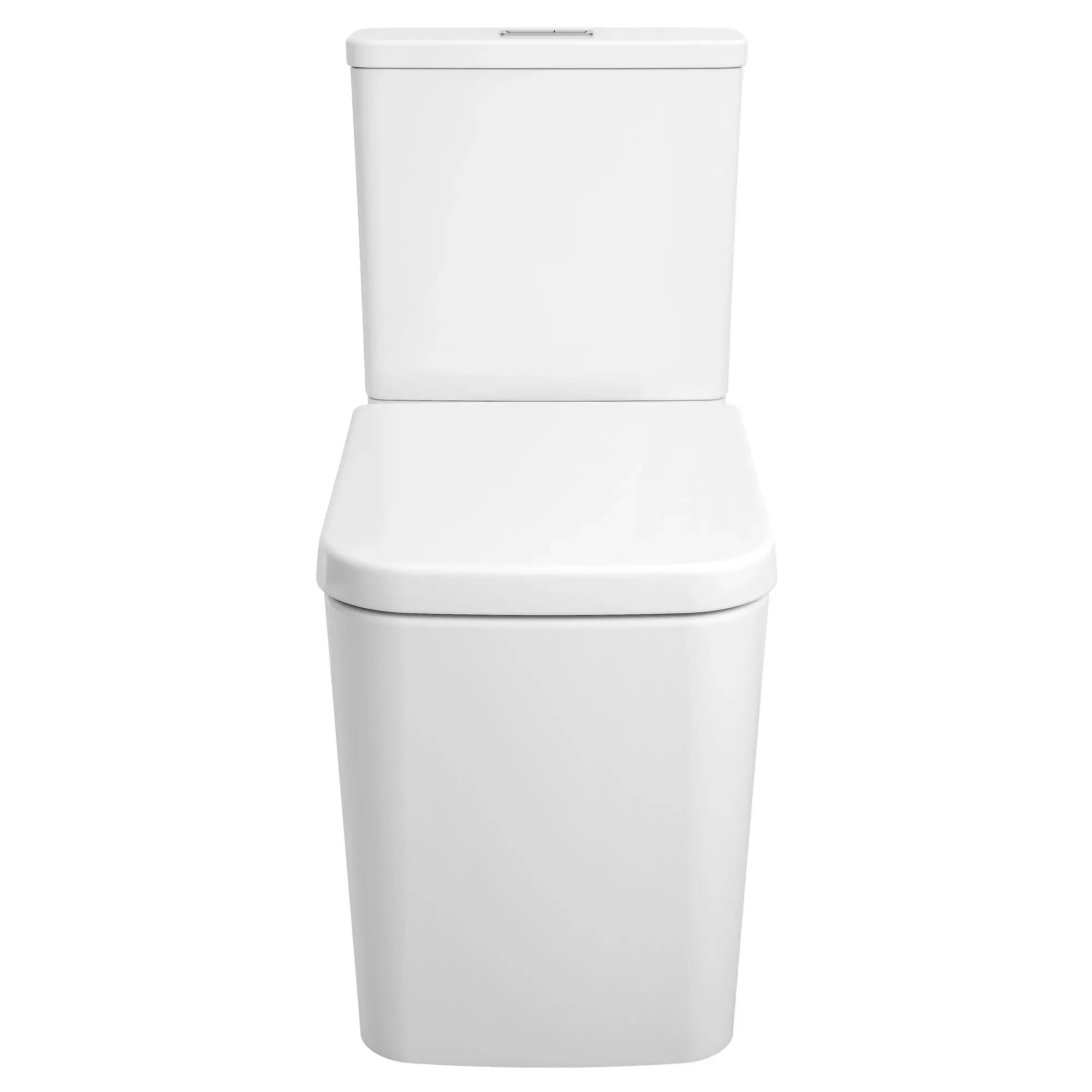 Two-Piece Dual Flush Right Height Elongated Toilet With Seat