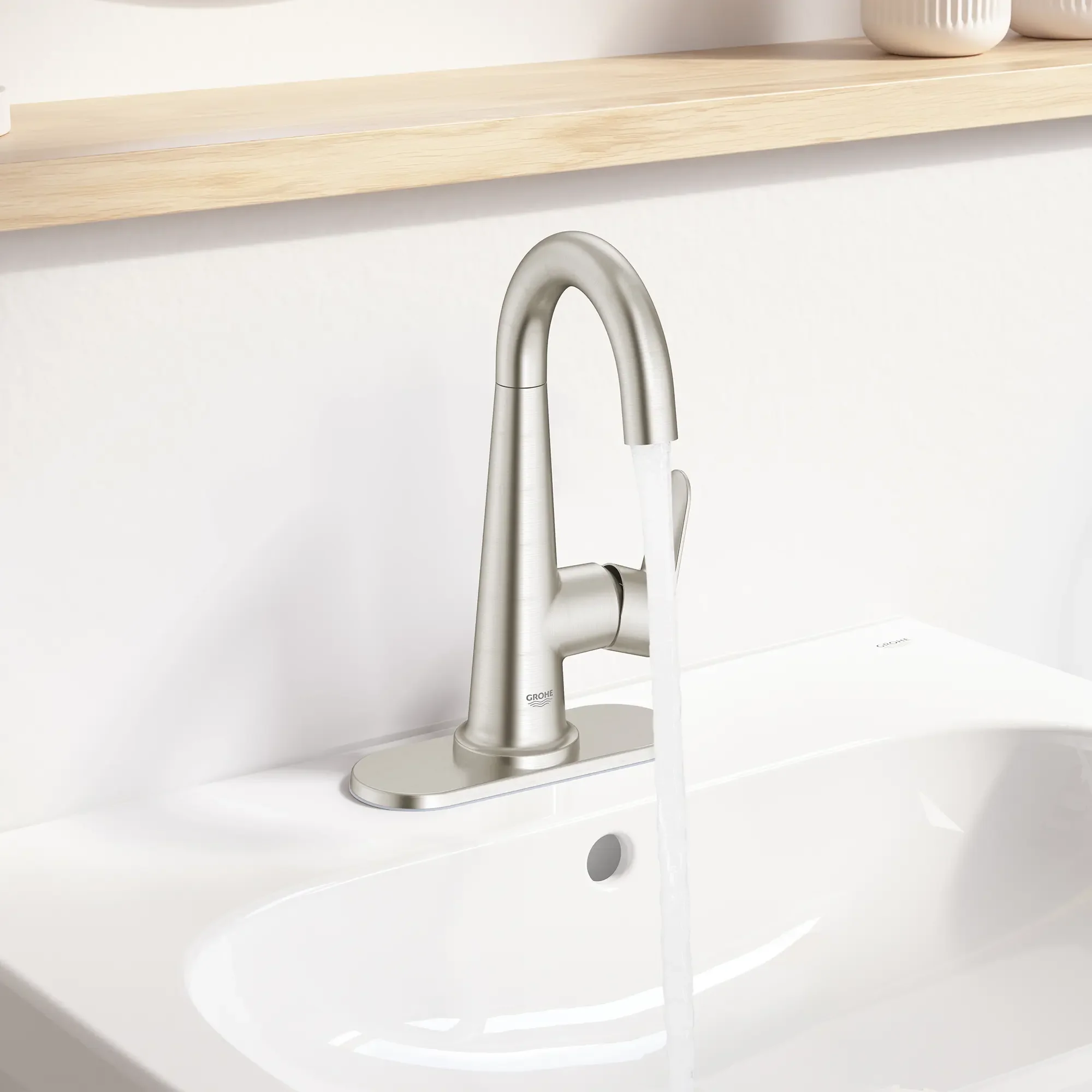 Veletto Single-Handle 4" Centerset Bathroom Faucet, 1.2 GPM (4.5 L/min) - Image 17