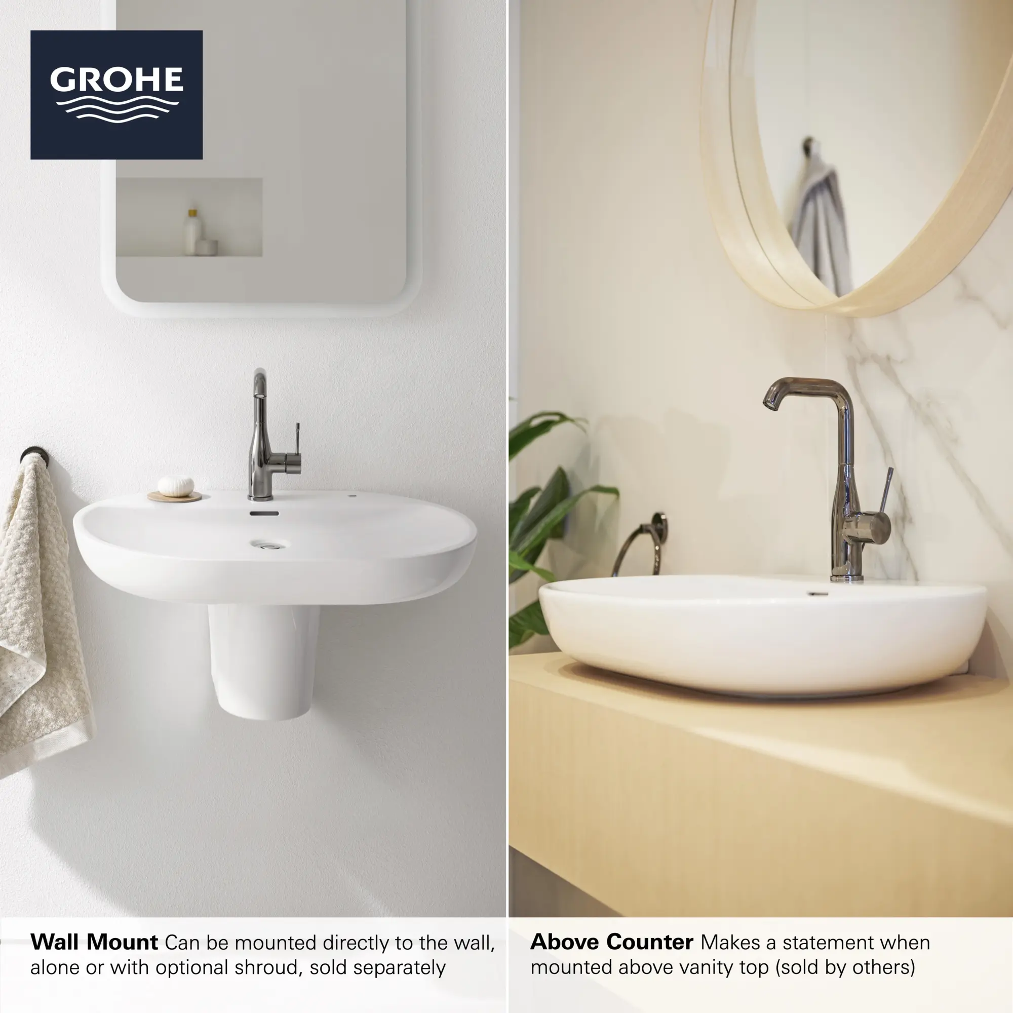 Wall Mount 27" Bathroom Sink, 3-hole - Image 9