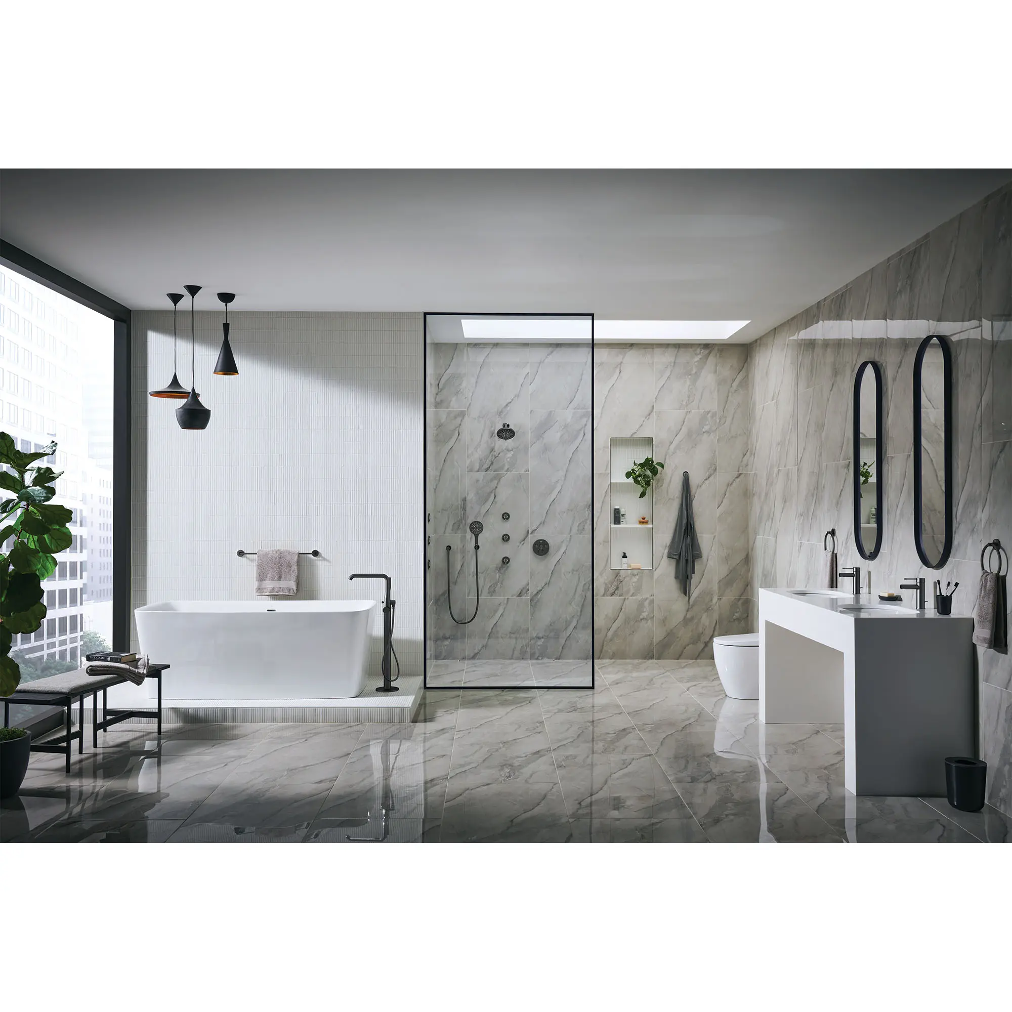Rainshower Round Wall Union - Image 8